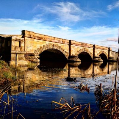 Ross Bridge over the Macquarie River in Tasmania
